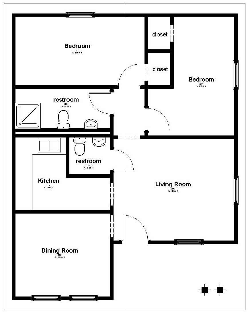 Low Cost House Plans With Estimate - bmp-a